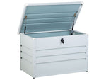 Aufbewahrungsbox CEBROSA Metall 100 cm 62 cm Hellgrau