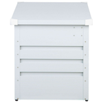 Aufbewahrungsbox CEBROSA Metall 100 cm 62 cm Hellgrau