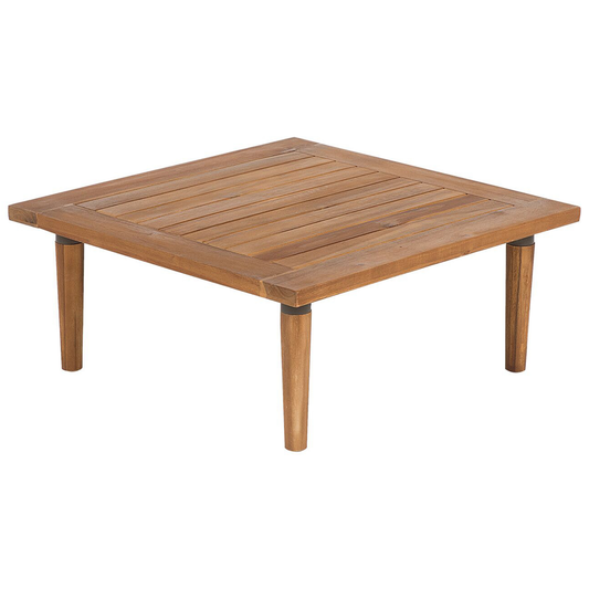 Lounge Set mit Tisch 4-Sitzer FRASCATI modular zertifiziertes Akazienholz Hellgrau