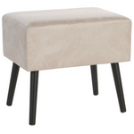 Nachttisch mit 1 Schublade EUROSTAR Kunstleder Beige
