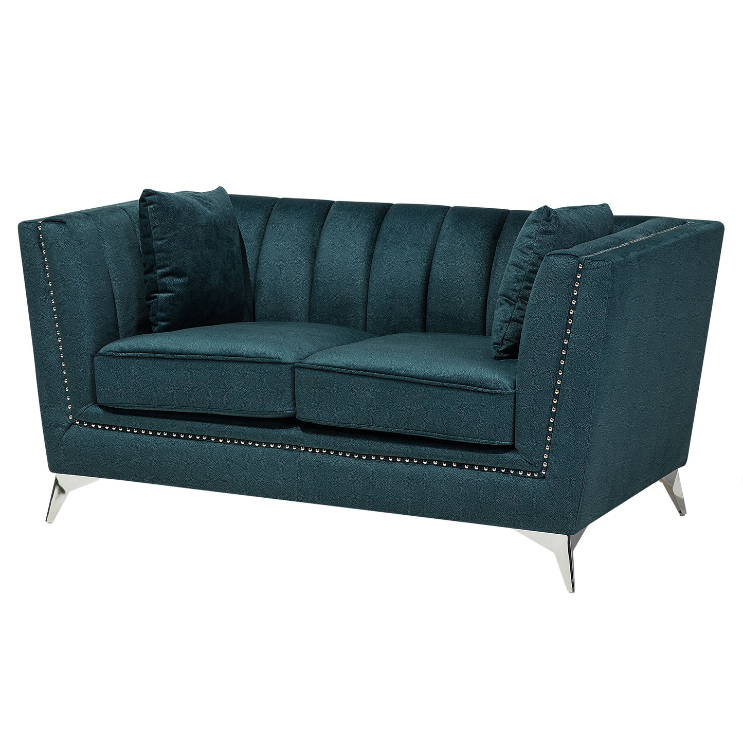 Sofa Set Samtstoff blaugrün 5-Sitzer GAULA