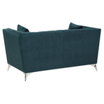 Sofa Set Samtstoff blaugrün 5-Sitzer GAULA
