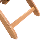 Set mit 2 Stühlen und Sitzkissen MAUI Akazienholz Cremeweiss