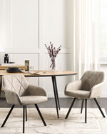 Esszimmerstuhl 2er Set MONEE Beige