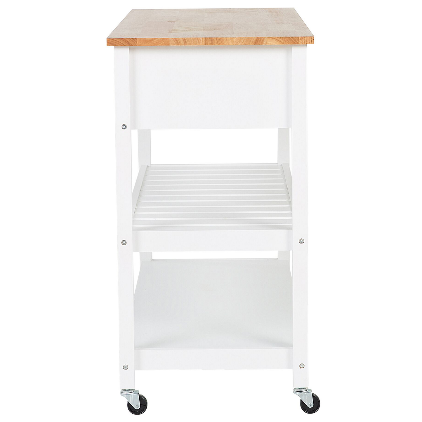Servierwagen NAVARINO Holz Weiss