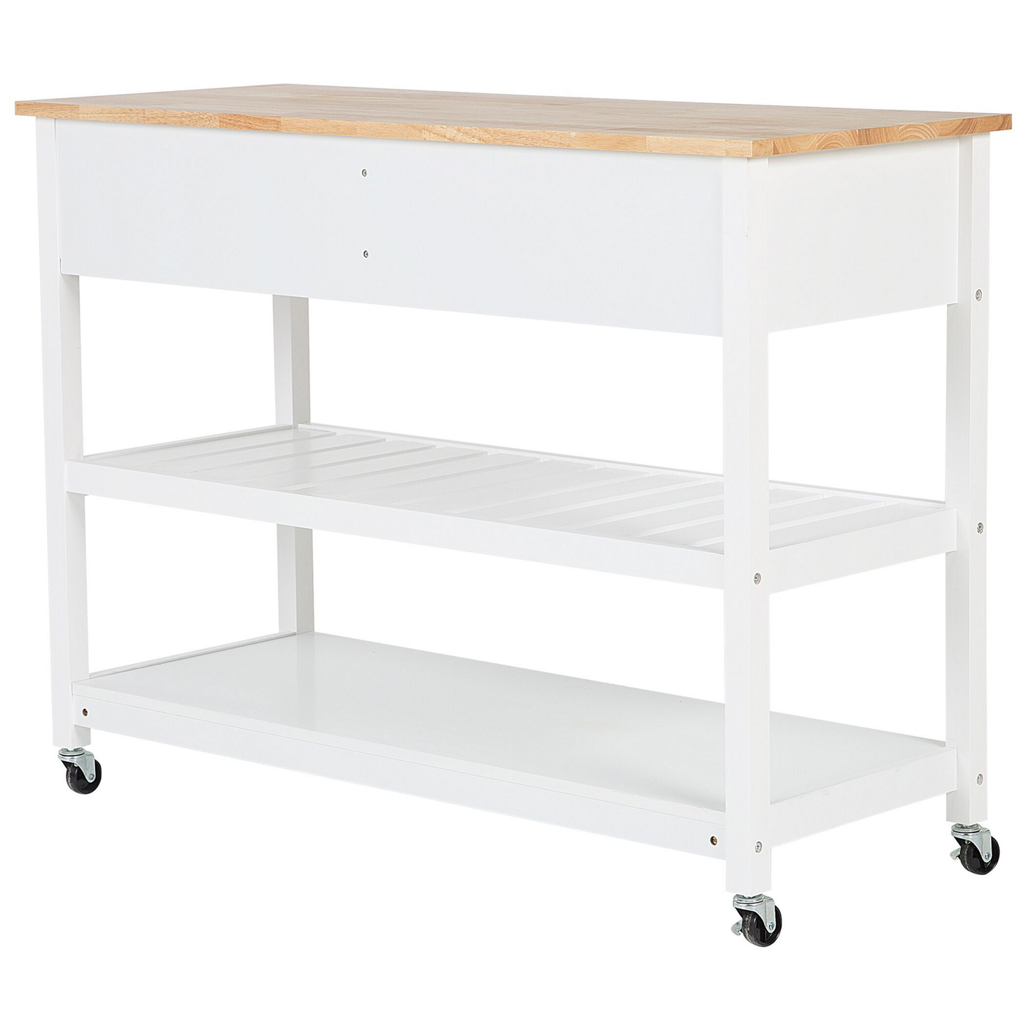 Servierwagen NAVARINO Holz Weiss