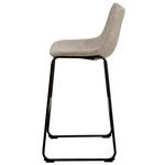 Set mit 2 Barstühlen FRANKS Beige