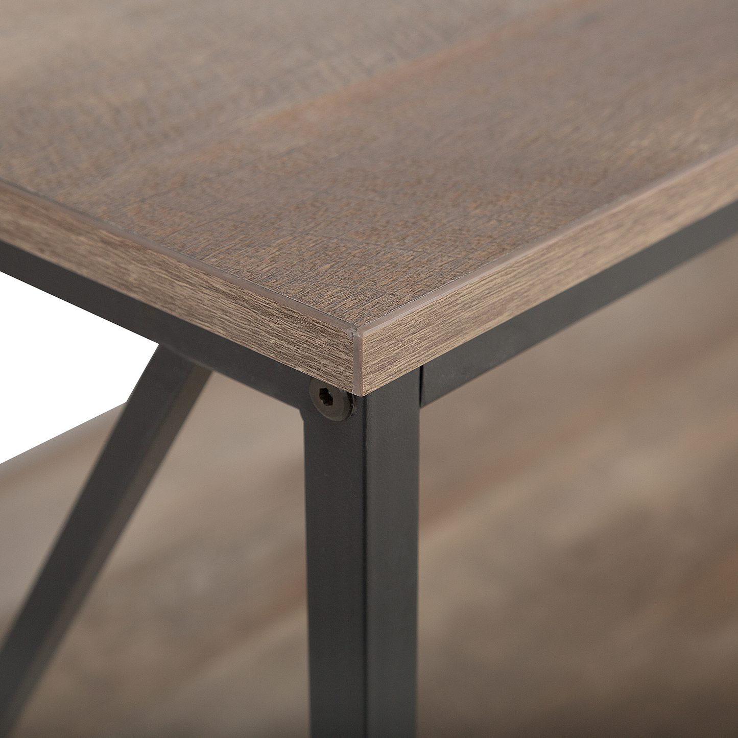 Couchtisch dunkler Holzfarbton rechteckig 60 x 120 cm FORRES