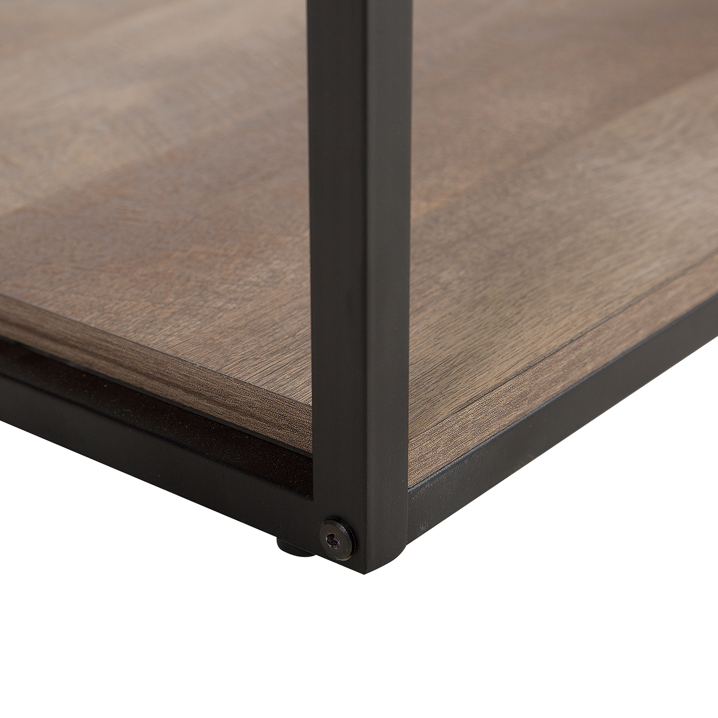 Couchtisch dunkler Holzfarbton rechteckig 60 x 120 cm FORRES