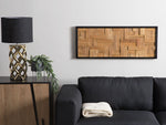 Wandobjekt TOLUCA Holz 40 cm Braun