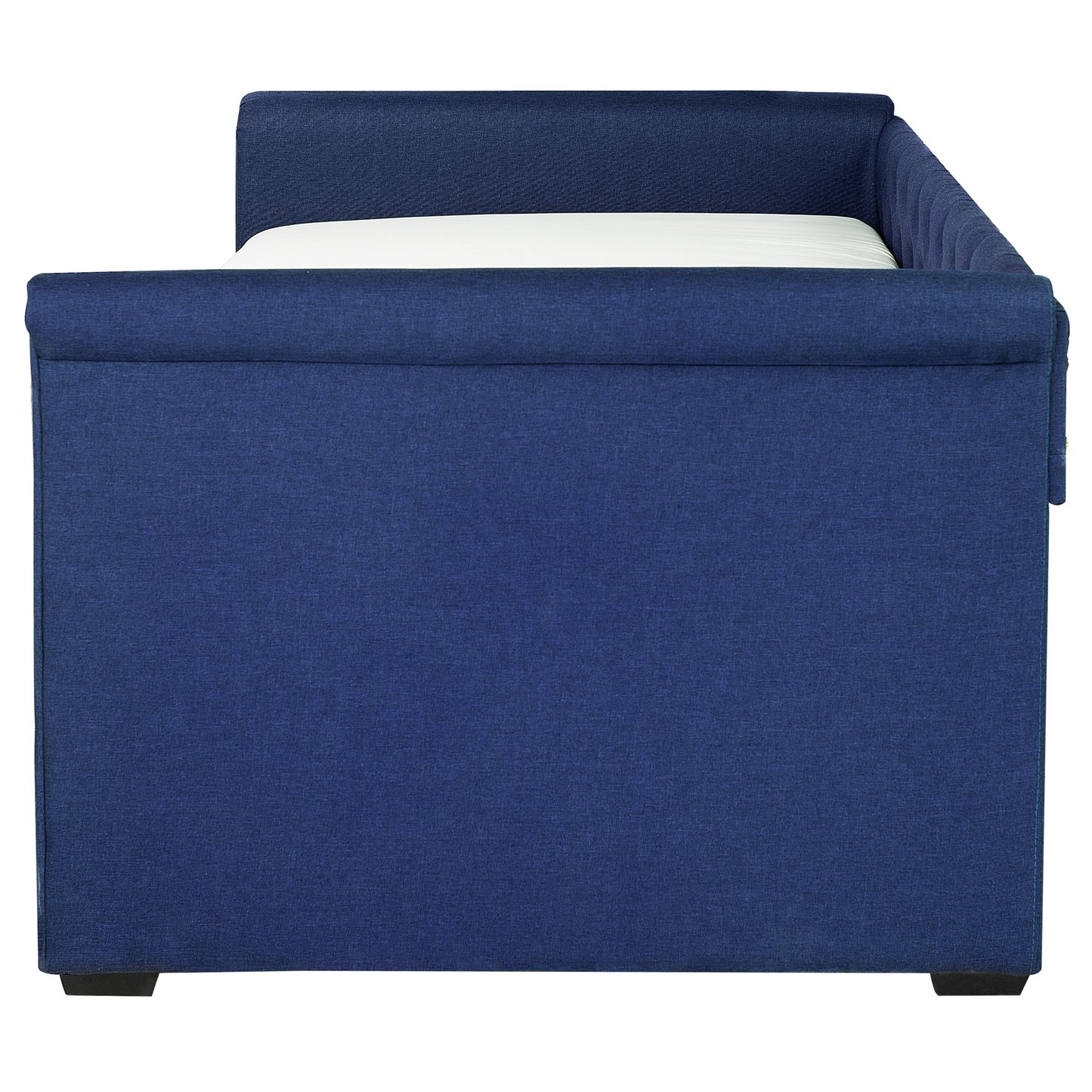 Ausziehbett Stoff LIBOURNE 90 x 200 cm Marineblau