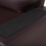 3-Sitzer Sofa Kunstleder dunkelbraun VOGAR