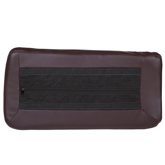 3-Sitzer Sofa Kunstleder dunkelbraun VOGAR