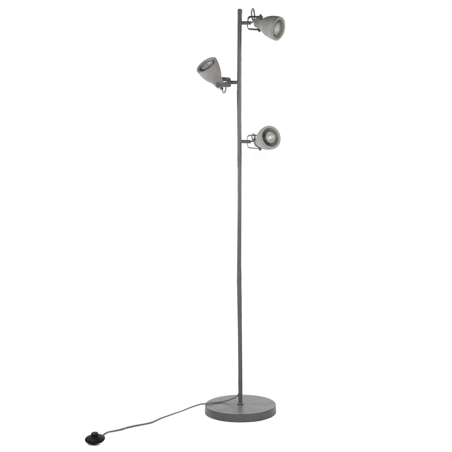 Stehlampe MISTAGO verstellbar Beton Grau