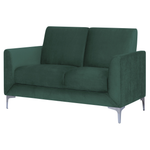 Sofa Set Samtstoff grün 6-Sitzer FENES