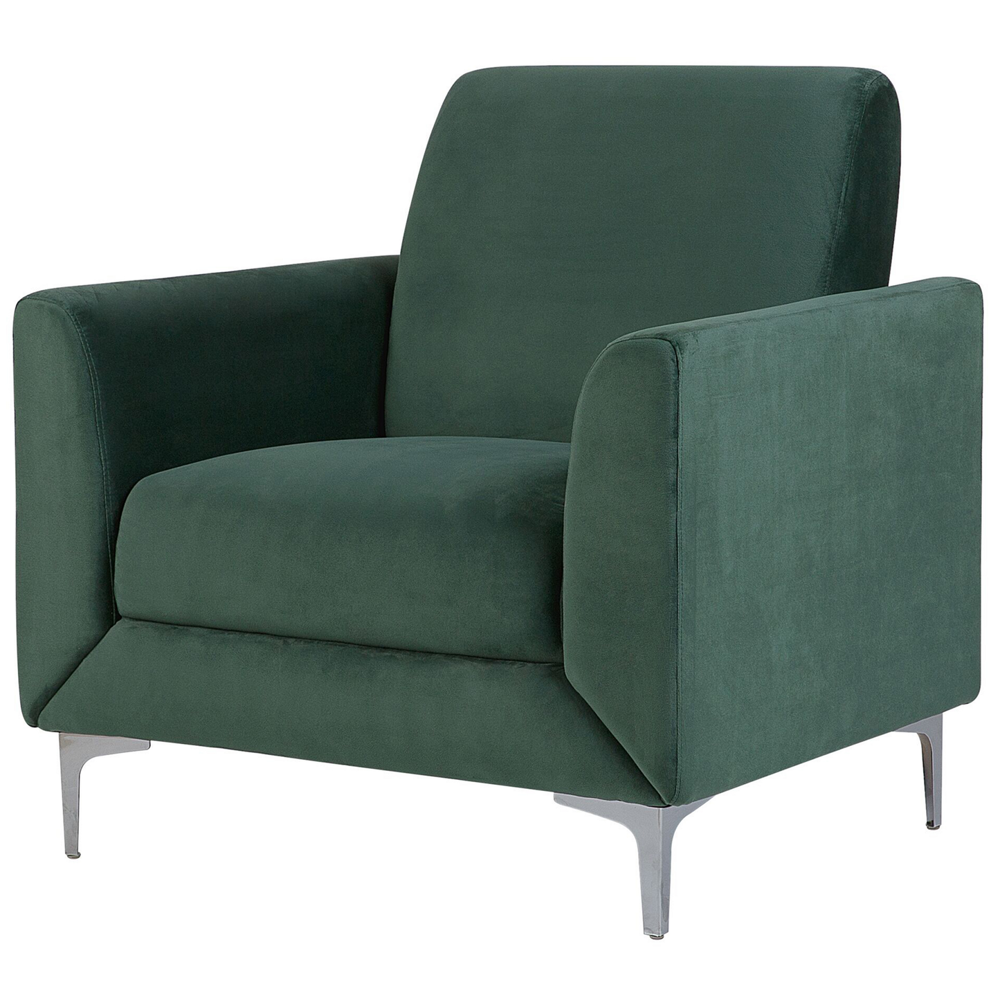 Sofa Set Samtstoff grün 6-Sitzer FENES
