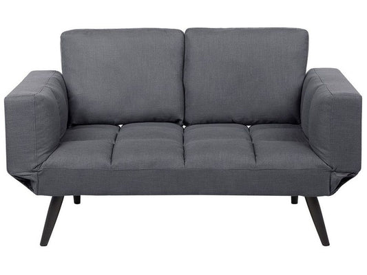 2-Sitzer Schlafsofa dunkelgrau BREKKE