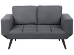 2-Sitzer Schlafsofa dunkelgrau BREKKE