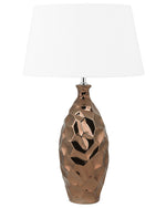 Tischlampe goldbraun 61 cm rund TORI