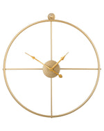 Wanduhr ZUCHWIL 50 cm Metall Gold