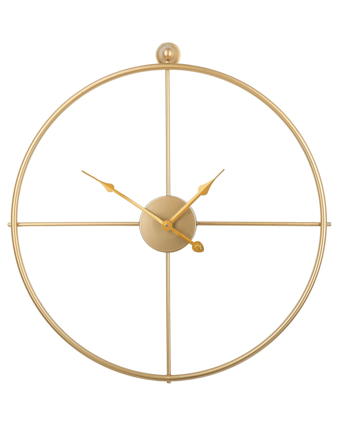 Wanduhr ZUCHWIL 50 cm Metall Gold