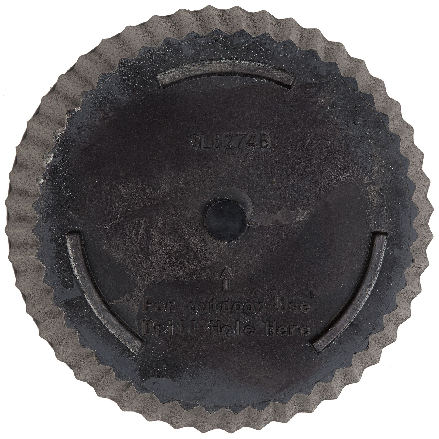 Blumenkübel POKA Stein 44 cm Taupe