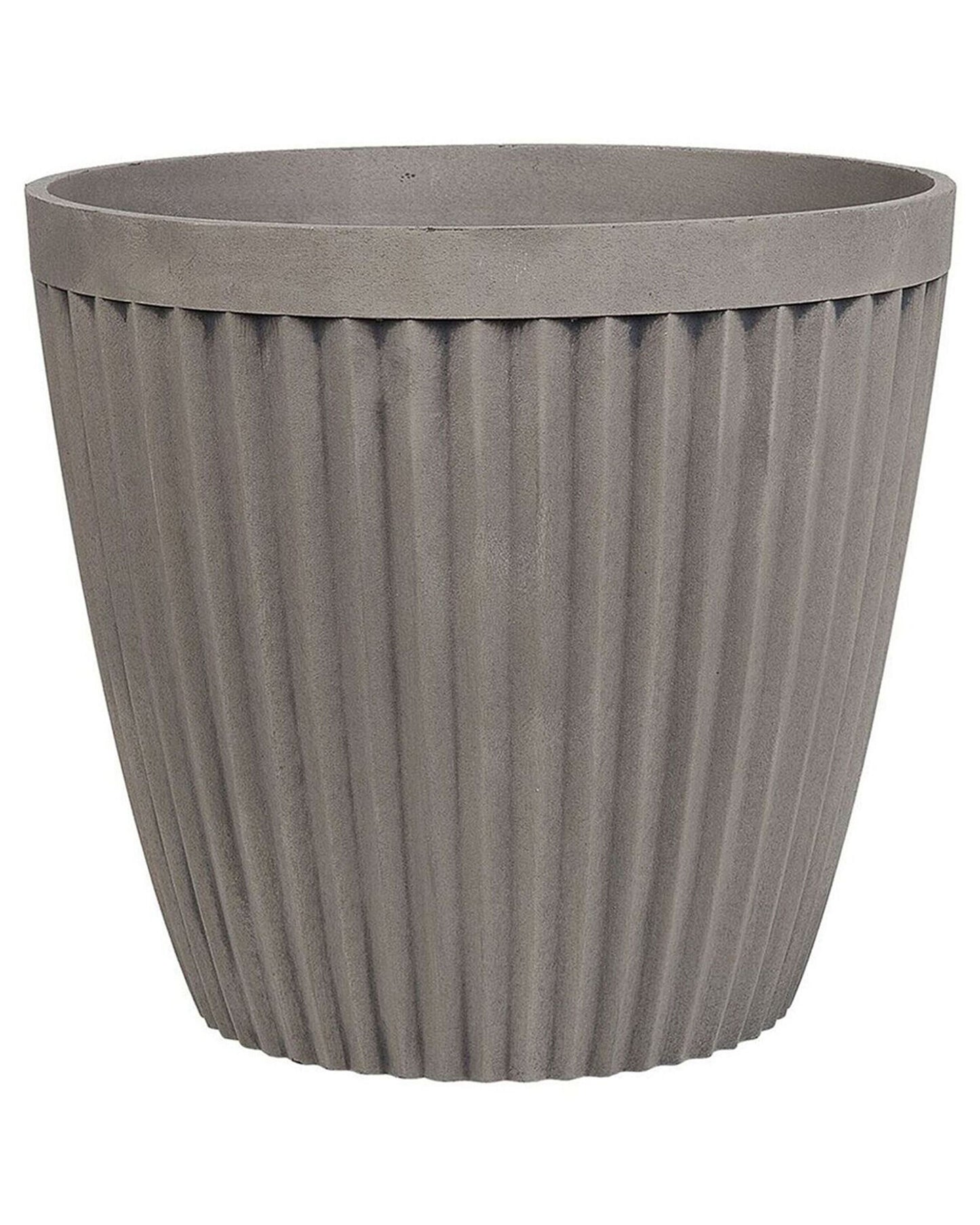 Blumenkübel POKA Stein 36 cm Taupe