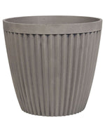 Blumenkübel POKA Stein 36 cm Taupe