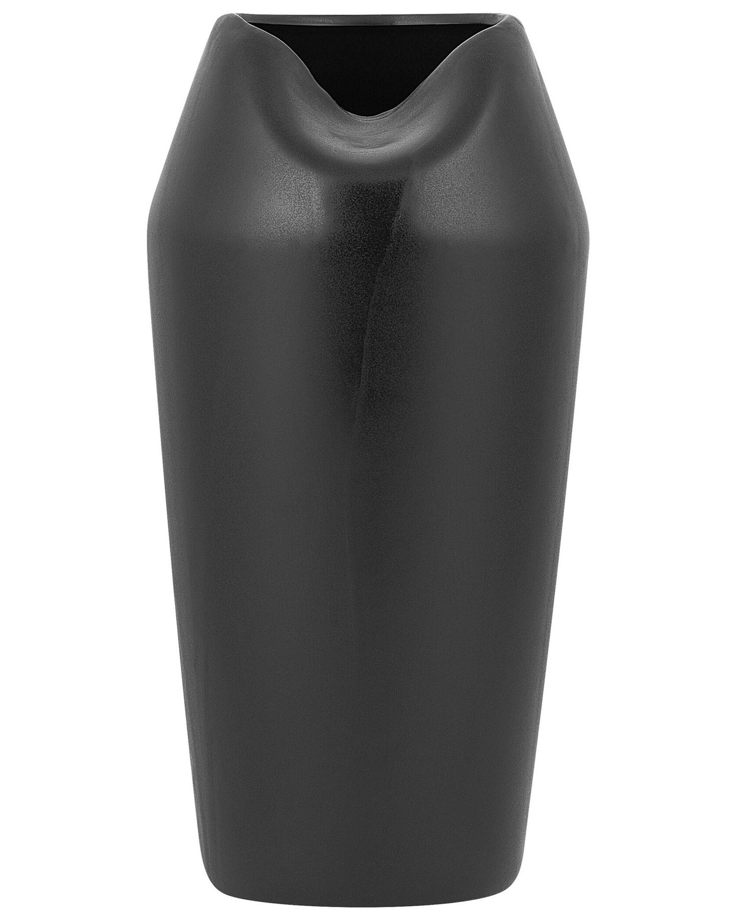 Dekovase APAMEA Steinzeug 33 cm Schwarz