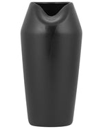 Dekovase APAMEA Steinzeug 33 cm Schwarz