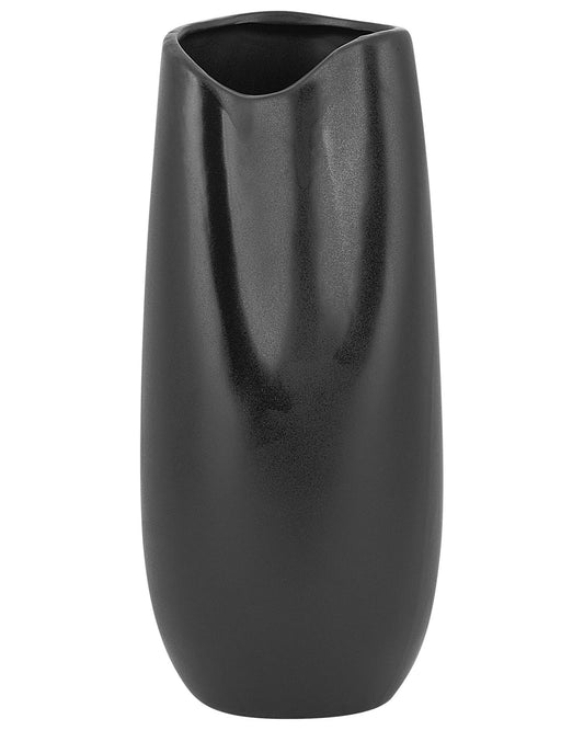 Dekovase DERBE Steinzeug 32 cm Schwarz