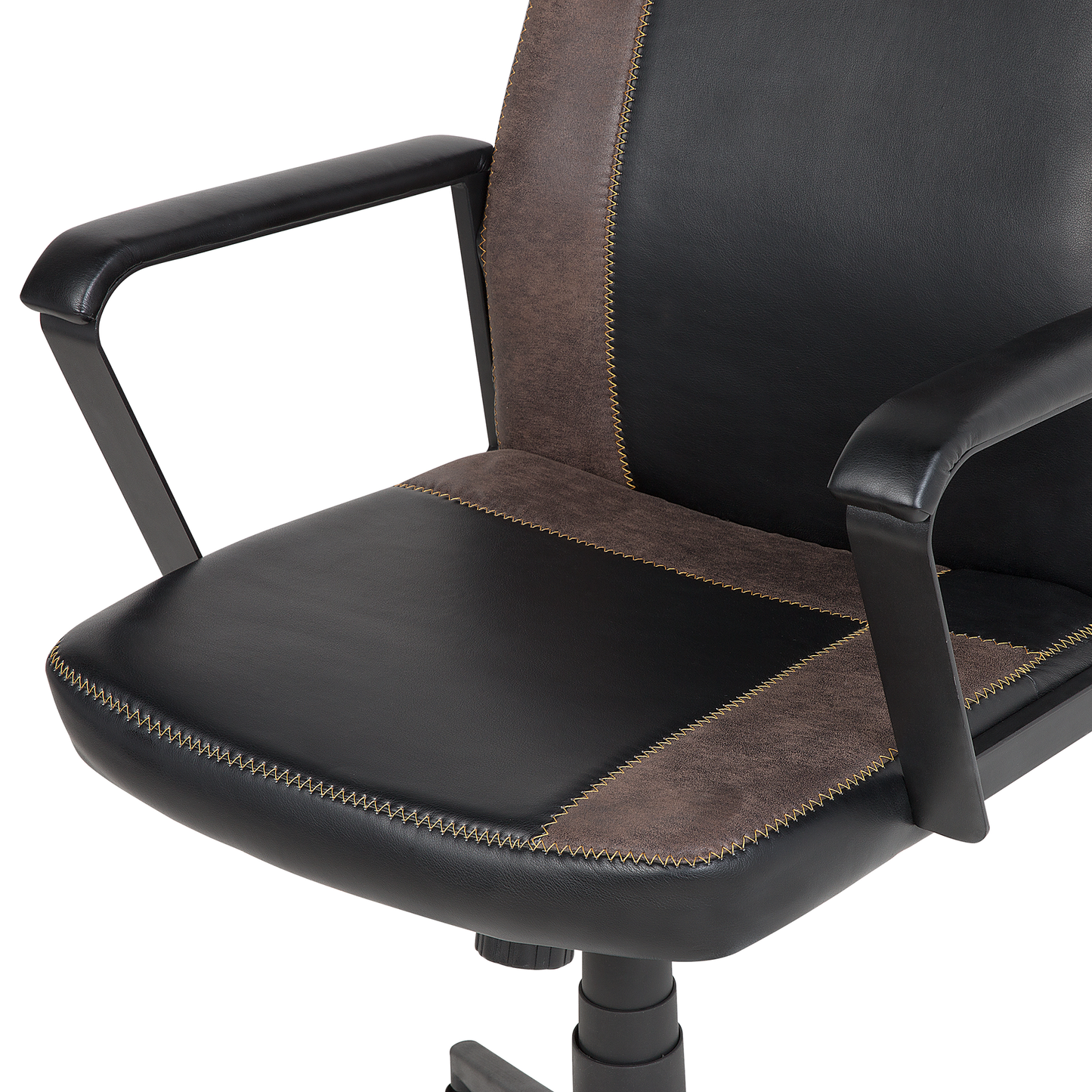 Bürostuhl Kunstleder Braun DELUXE