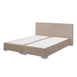 Boxspringbett Samtstoff CONSUL 180 x 200 cm Hellbeige