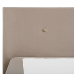 Boxspringbett Samtstoff CONSUL 180 x 200 cm Hellbeige
