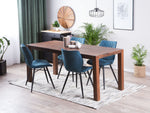 Esstisch Holz dunkelbraun 150 x 85 cm NATURA