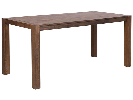 Esstisch Holz dunkelbraun 150 x 85 cm NATURA
