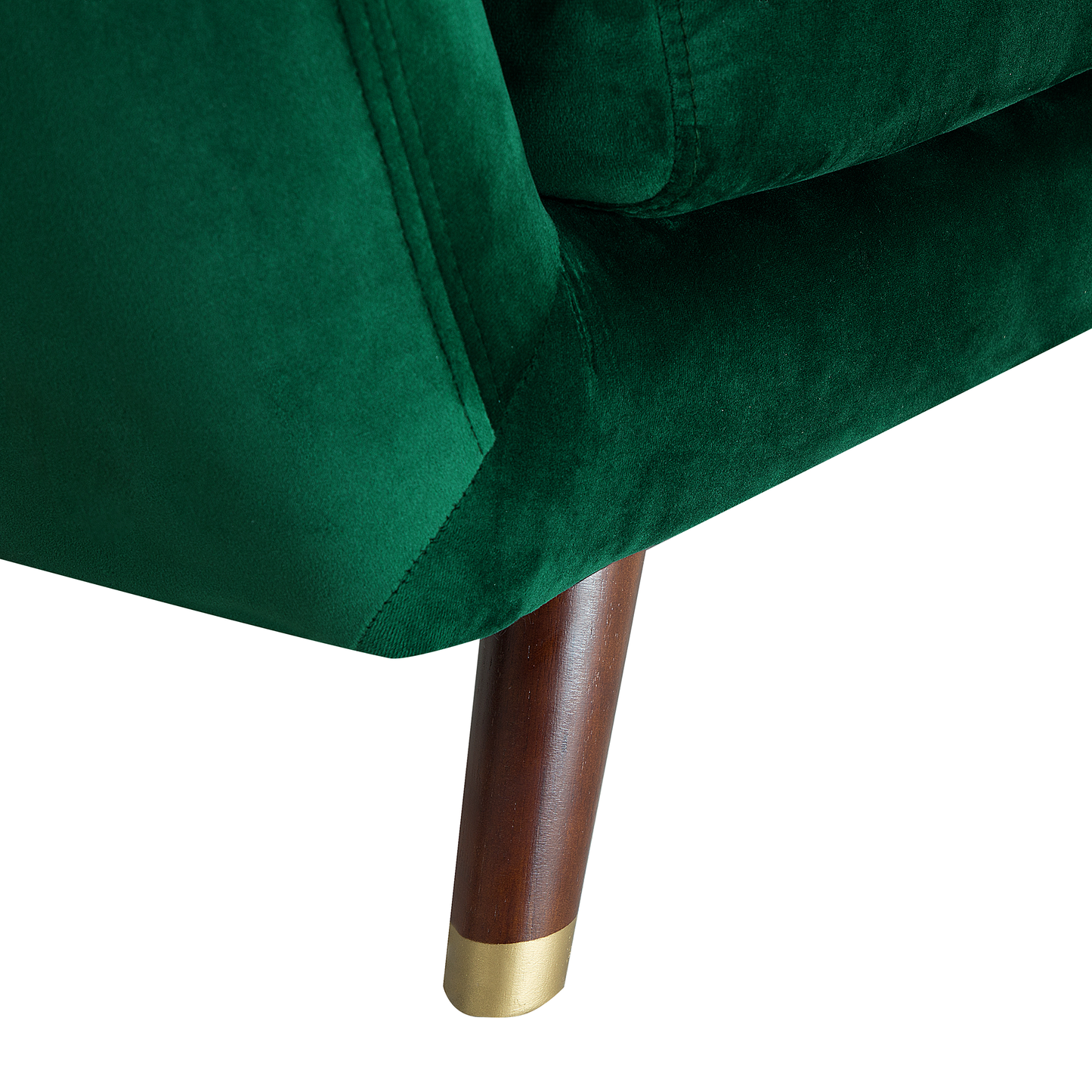 Sofa Set Samtstoff smaragdgrün 6-Sitzer BODO
