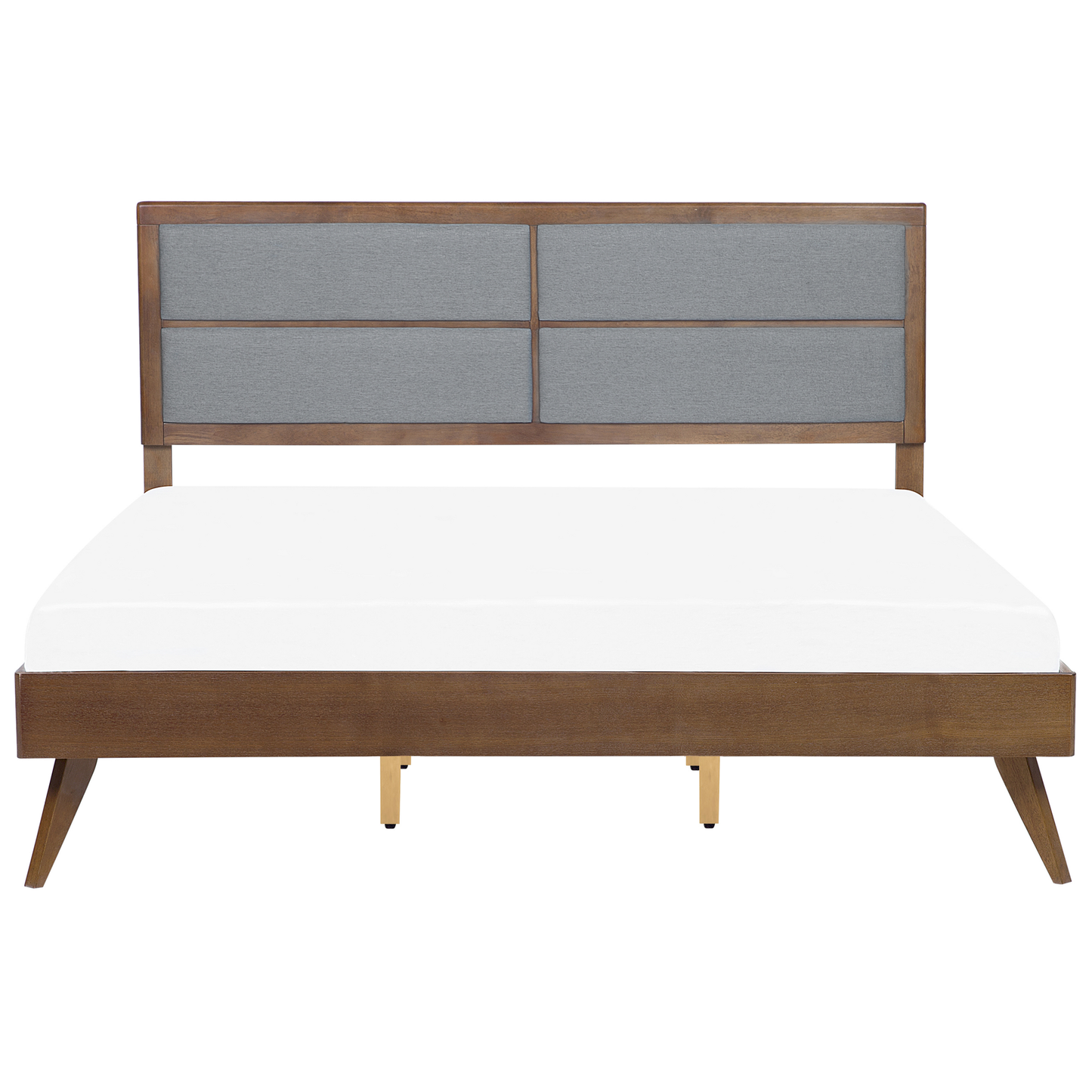 Bett mit Lattenrost POISSY 180 x 200 cm Dunkle Esche