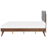 Bett mit Lattenrost POISSY 180 x 200 cm Dunkle Esche