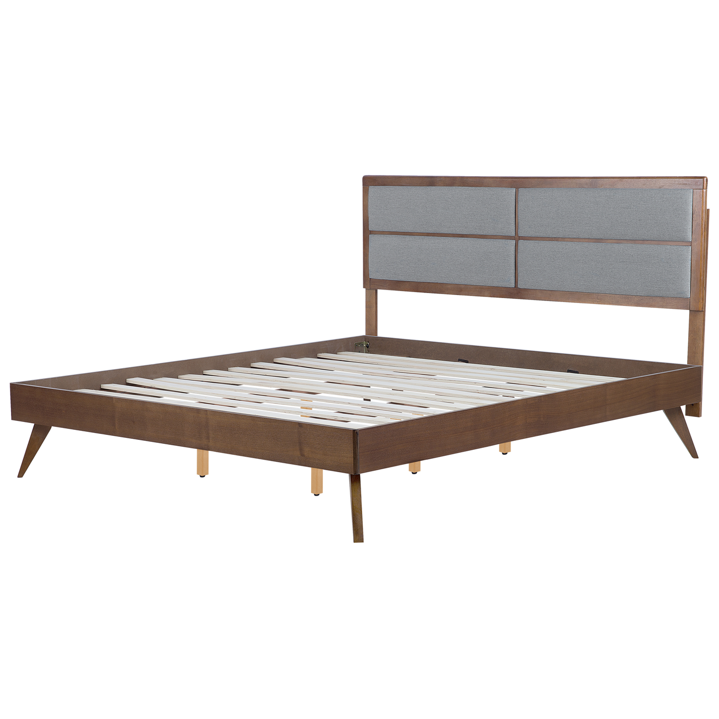 Bett mit Lattenrost POISSY 180 x 200 cm Dunkle Esche