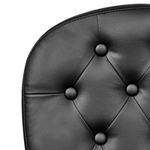 Bürostuhl drehbar PRINCESS Kunstleder Schwarz