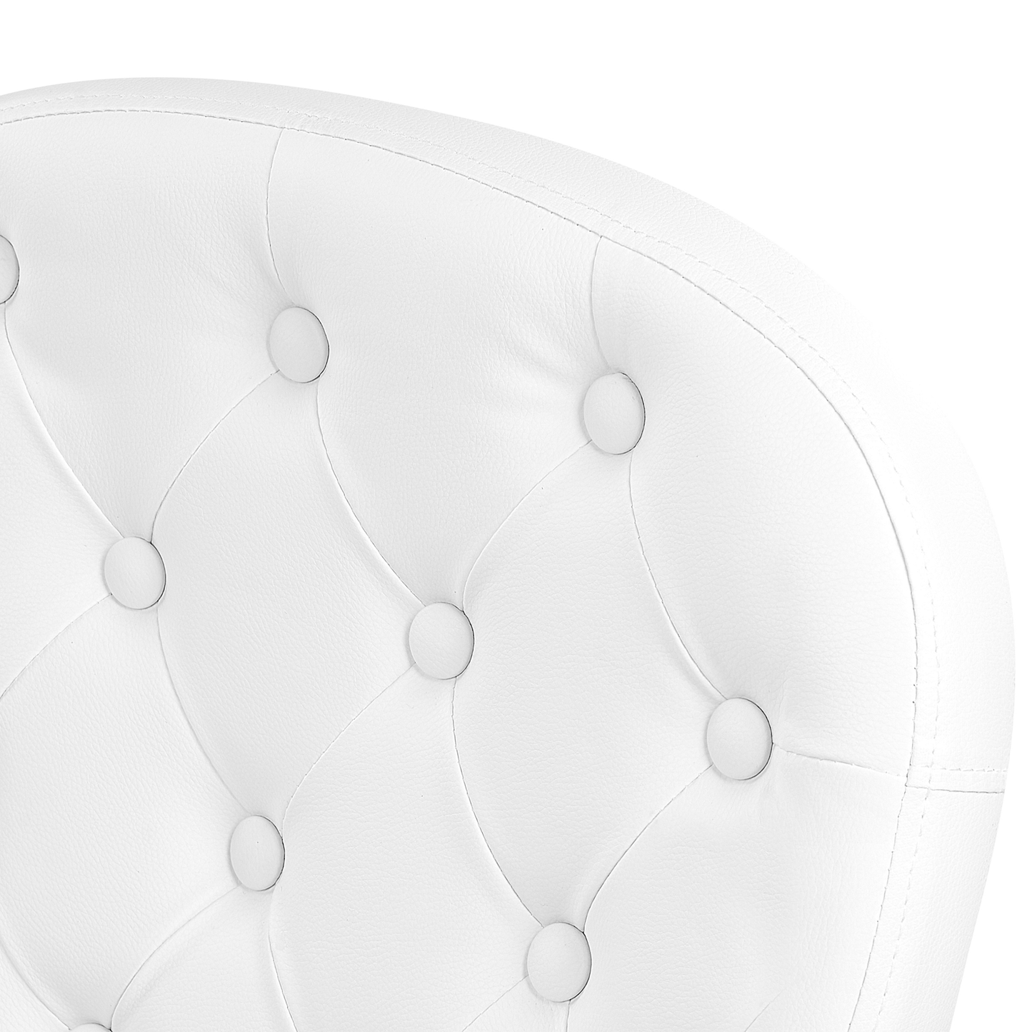 Bürostuhl drehbar PRINCESS Kunstleder Weiss