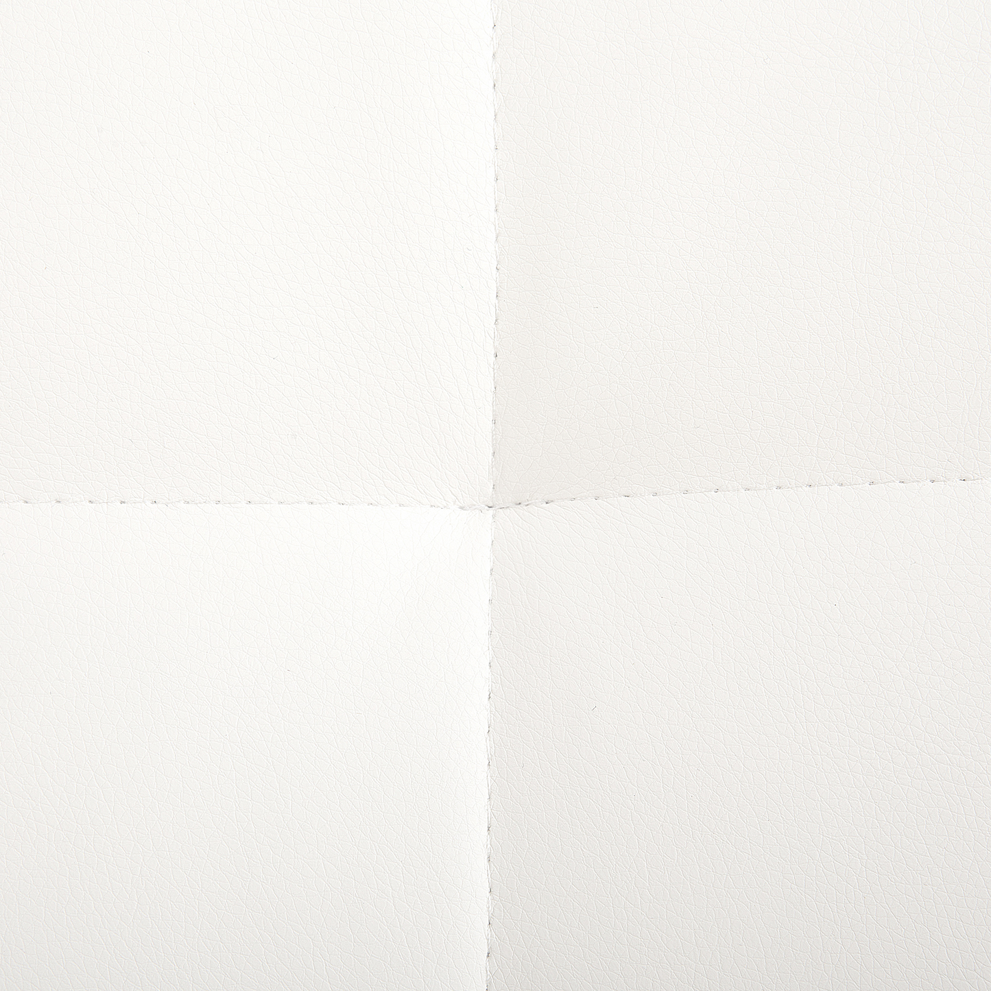 Ottomane ABERDEEN Kunstleder Weiss