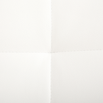 Ottomane ABERDEEN Kunstleder Weiss