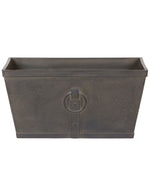 Blumenkübel PORIA Stein 60 cm Braun