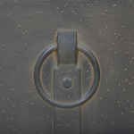 Blumenkübel PORIA Stein 60 cm Braun