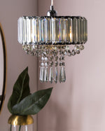 Kronleuchter ADORN Metall Hellgrau