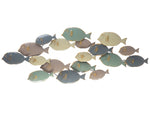 Wandobjekt Fisch FERMIUM Metall 47 cm Bunt