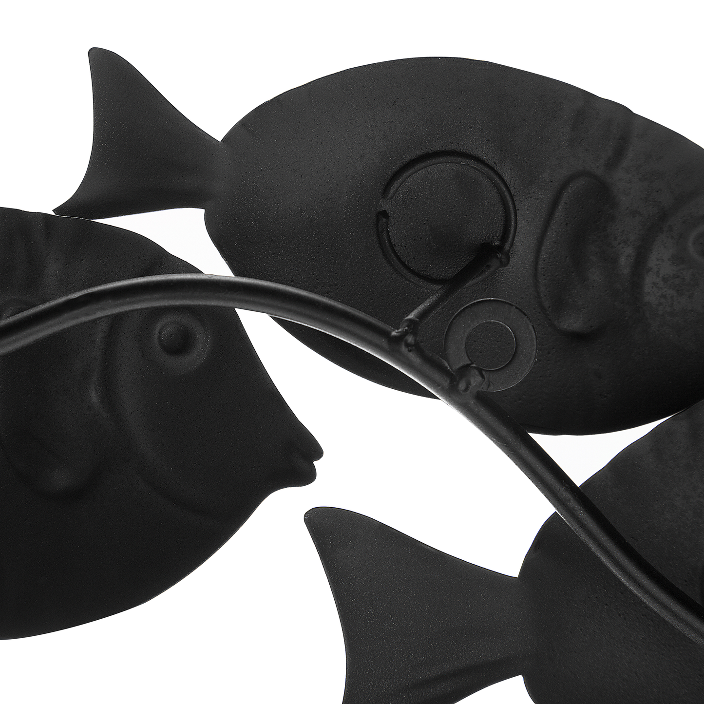 Wandobjekt Fisch FERMIUM Metall 47 cm Bunt