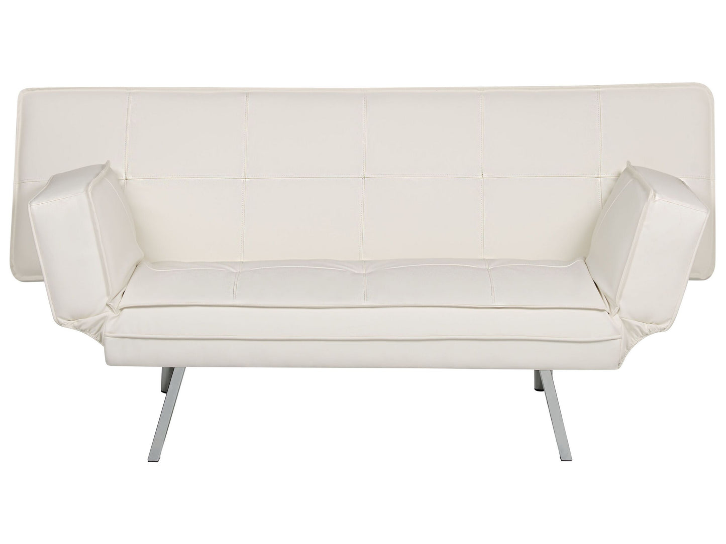 Schlafsofa BRISTOL Weiss Kunstleder